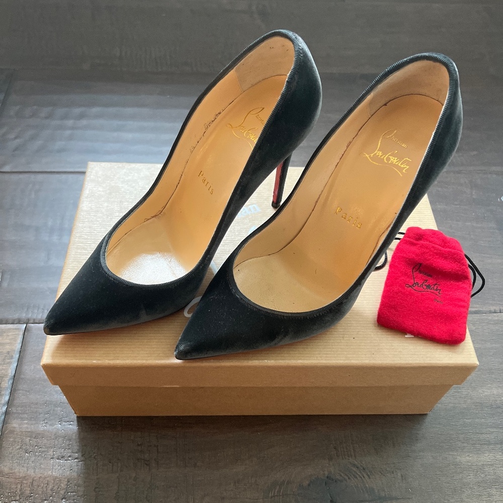 Christian Louboutin Velvet Pigalle